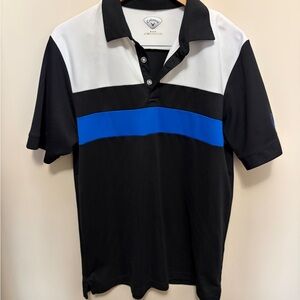 Callaway Men's Polo Shirt in Black, White, and Blue